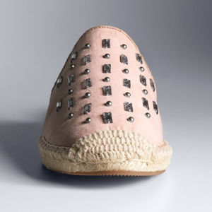 Simply Vera Vera Wang Poetry Espadrille Mules 6.5